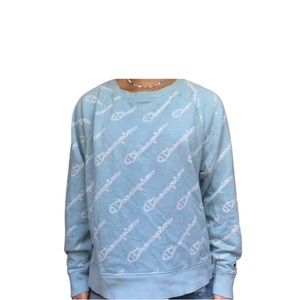 Blue Women’s Champion Athleticwear Crewneck Size Large